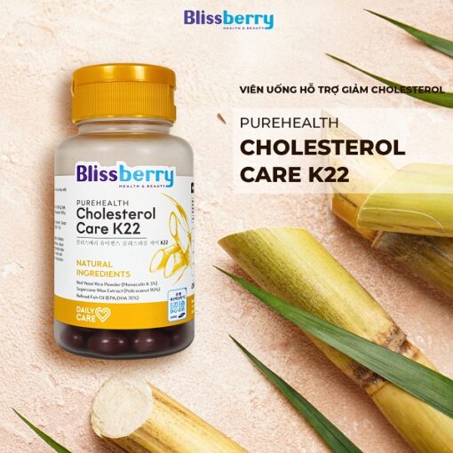 Viên uống giảm Cholesterol – Blissberry Purehealth Cholesterol Care K22